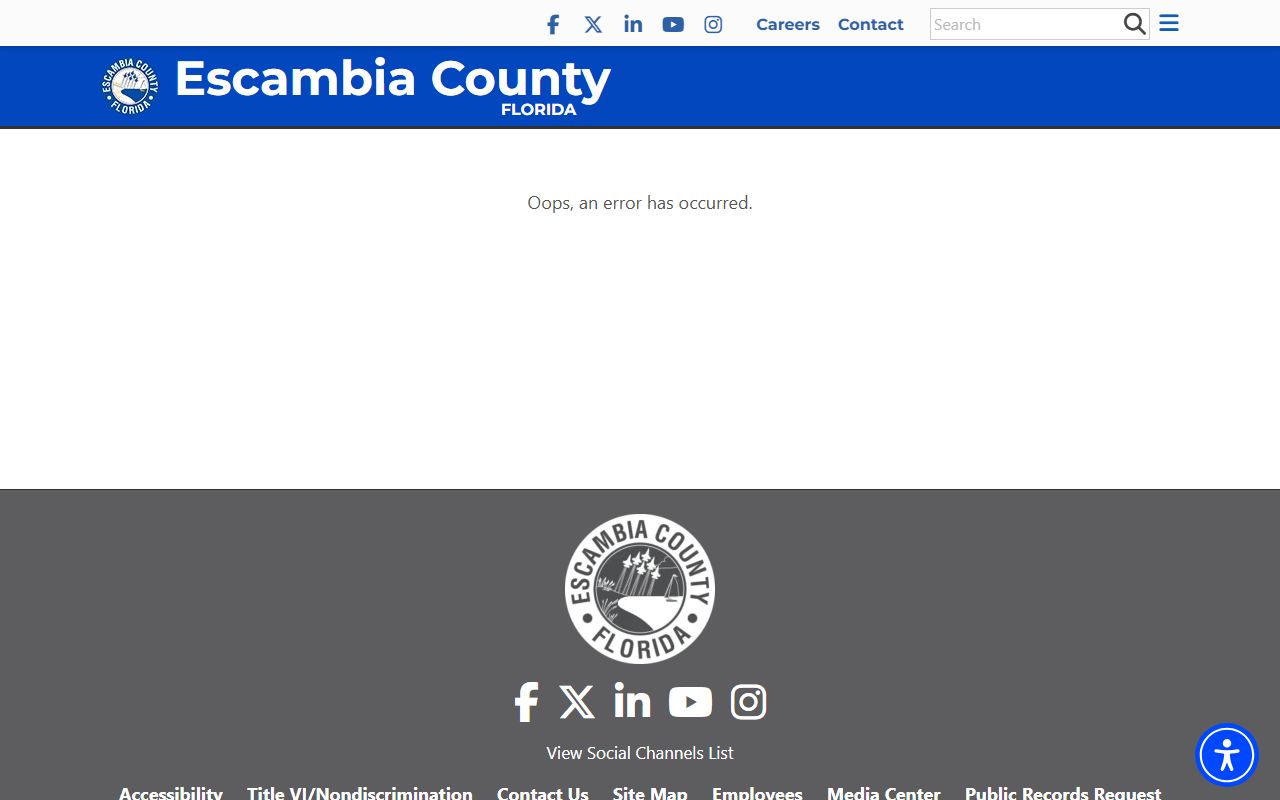 Escambia County bond office page tied to court records after a jail arrest